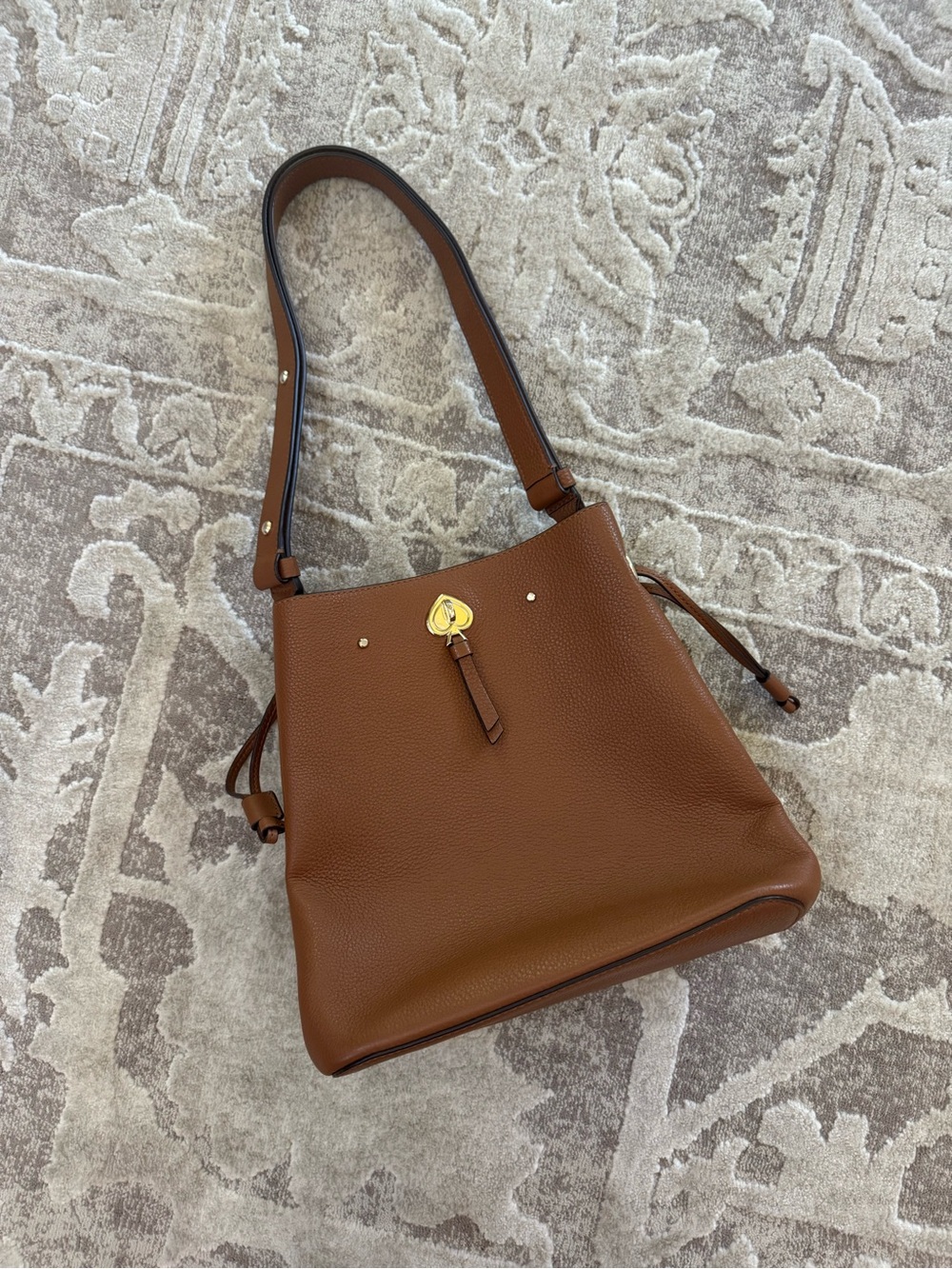Kate Spade Brown Leather Shoulder Bag - Picture 3 of 4